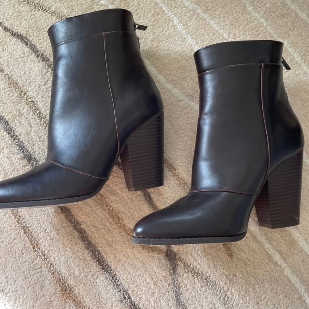 Dark Brown Ankle Boots